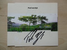 Paul van Dyk autograph signed CD cover "The Green Valley E.P."