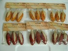 AUTUMN BEADED FAUX CORN EARS WRAPPED IN REAL CORN HUSKS (6 PKS 3 IN EACH) SEALED — photo 1