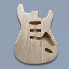 Guitar Body Paulownia wood DIY Replacement for SSS style Hard Tail Handmade