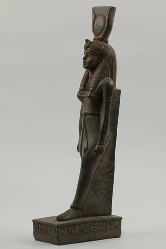 HATHOR Diosa del Cielo, Mujer y Amor Réplica Gran Piedra Altar Estatua - Imagen 6 de 8
