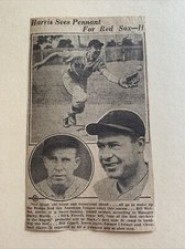 Rick Ferrell Billy Werber Bill Cissell Boston Red Sox 1934 Baseball 4X7 Panel