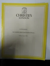 CHRISTIE'S - MODERN BRITISH PAINTINGS, FRIDAY 7 JUNE 1985
