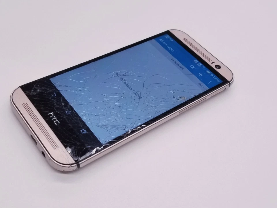 HTC One M8 (OP6B120) 32GB Gold (AT&T) Smartphone Cracked Bad Touch IMEI? 52988 - Image 3 of 4