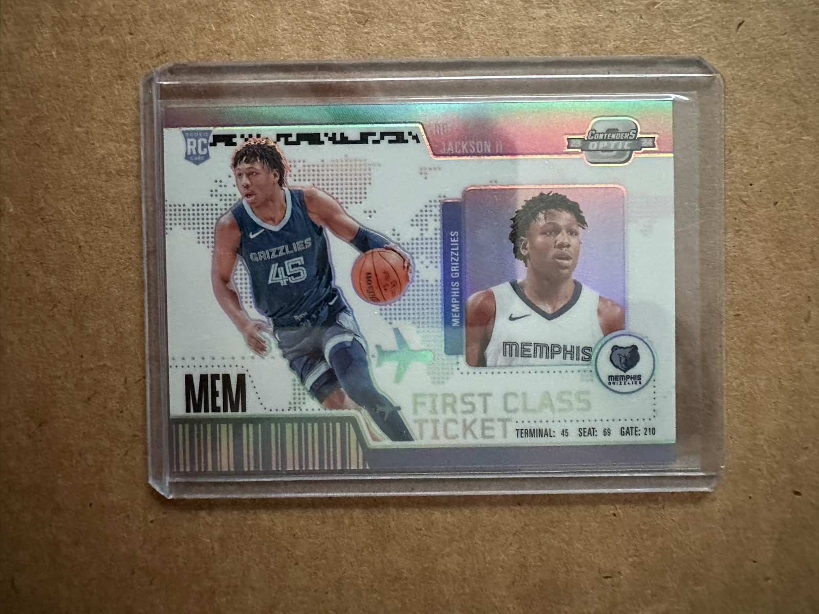 2023-24 Contenders Optic First Class Ticket #11 GG Jackson II RC Grizzlies