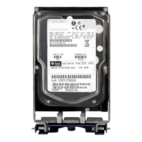 Hard Drive SUN 540-6494-02 MAX3147NCSUN146G 146GB 15000RPM SCSI U320 3.5" Inch - Picture 2 of 3