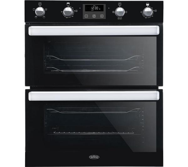 Belling 70cm Built Under Electric Double Oven Black BI702FPCT COLLECTION