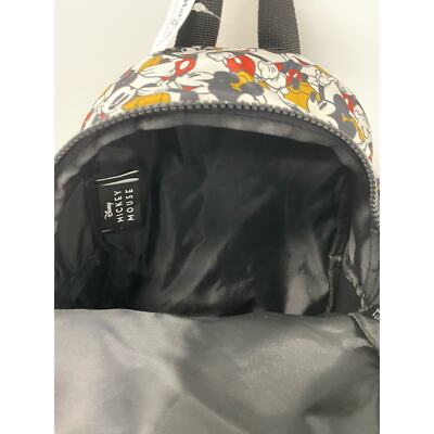 NWT Disney Mickey Mouse Backpack All Over Print Nylon Zip Unisex Adult Kids NWT Disney Mickey Mouse Backpack All Over Print Nylon Zip  main image 2