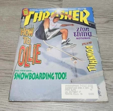 THRASHER SKATEBOARD MAGAZINE October 1991 Jake Bradley Ray Barbee 10/91 oct