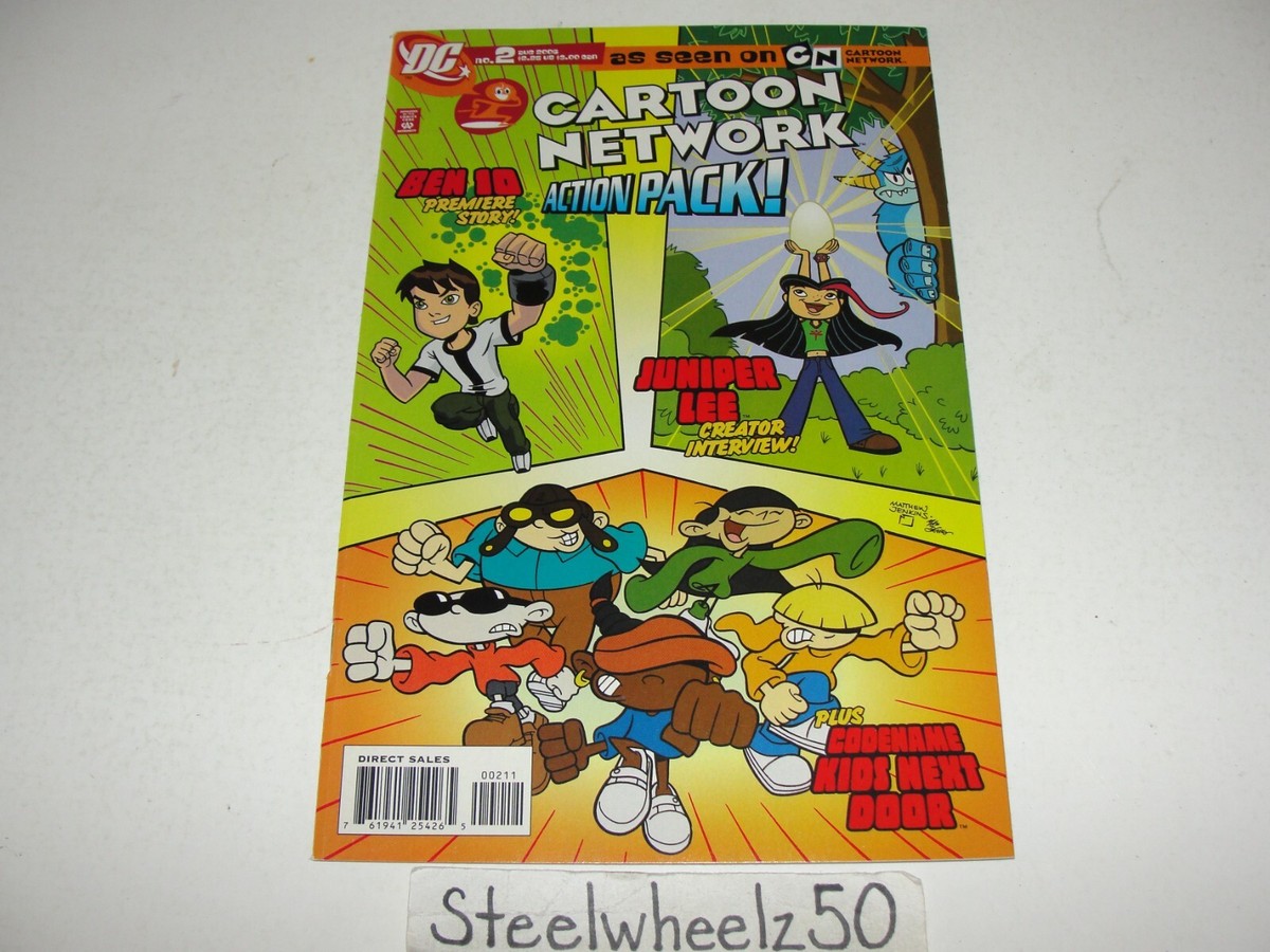 Cartoon Network Action Pack #2 Comic DC 2006 1st Appearance Ben 10