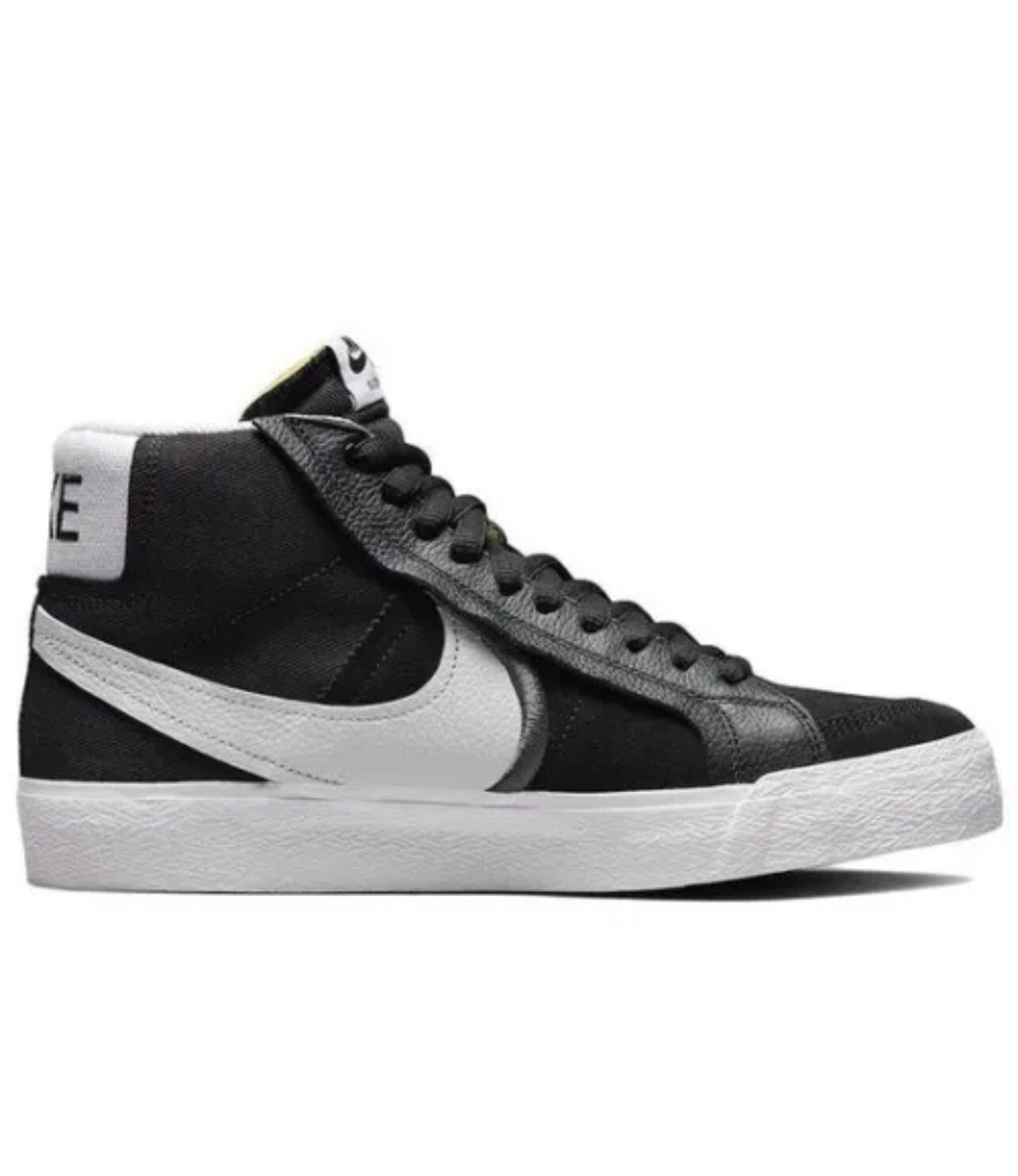 NIKE SB ZOOM BLAZER MID PREMIUM PLUS BLACK-WHITE SZ 11.5 [DR9144