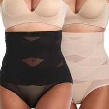 Women Tummy Control High Waist Shaper Shorts Girdle Shapewear Panties Plus Size