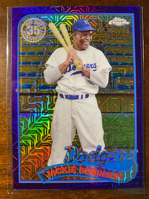2024 Topps Series 2 Jackie Robinson #2T89C-67 Silver Pack Purple Mojo ...