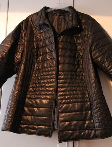 Leicht gefütterte Jacke, Gr. 52, schwarz, ansehen, lesen! - Bild 2 von 4