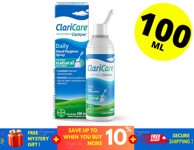 CLARICARE DAILY NASAL HYGIENE SPRAY 100ML -  nasal hygiene & for allergy relief