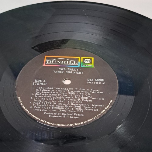 Three Dog Night Naturally Vinyl LP Record Album Vintage Rock Music - Picture 7 of 9