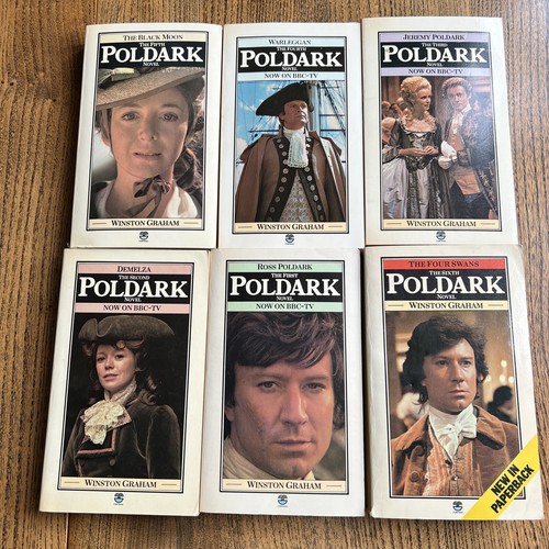 Poldark book set Winston Graham 1975 vintage novels. Poldark vintage books - Picture 6 of 8