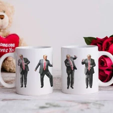 President Victory Dancing Coffee Mug, Trump Dancing Cup, President Mug, Maga Mug