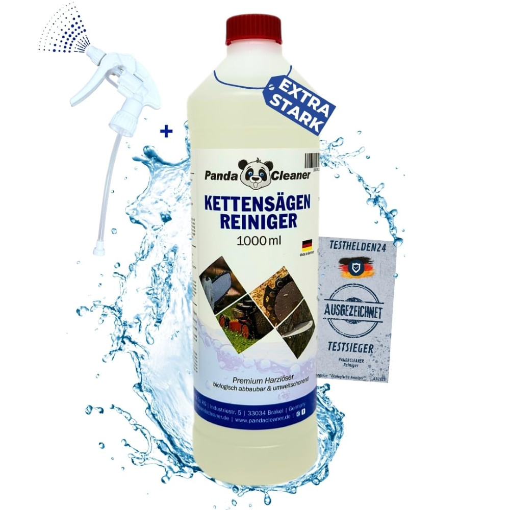 PandaCleaner, detergente per motosega per la rimozione della resina, sgrassatore