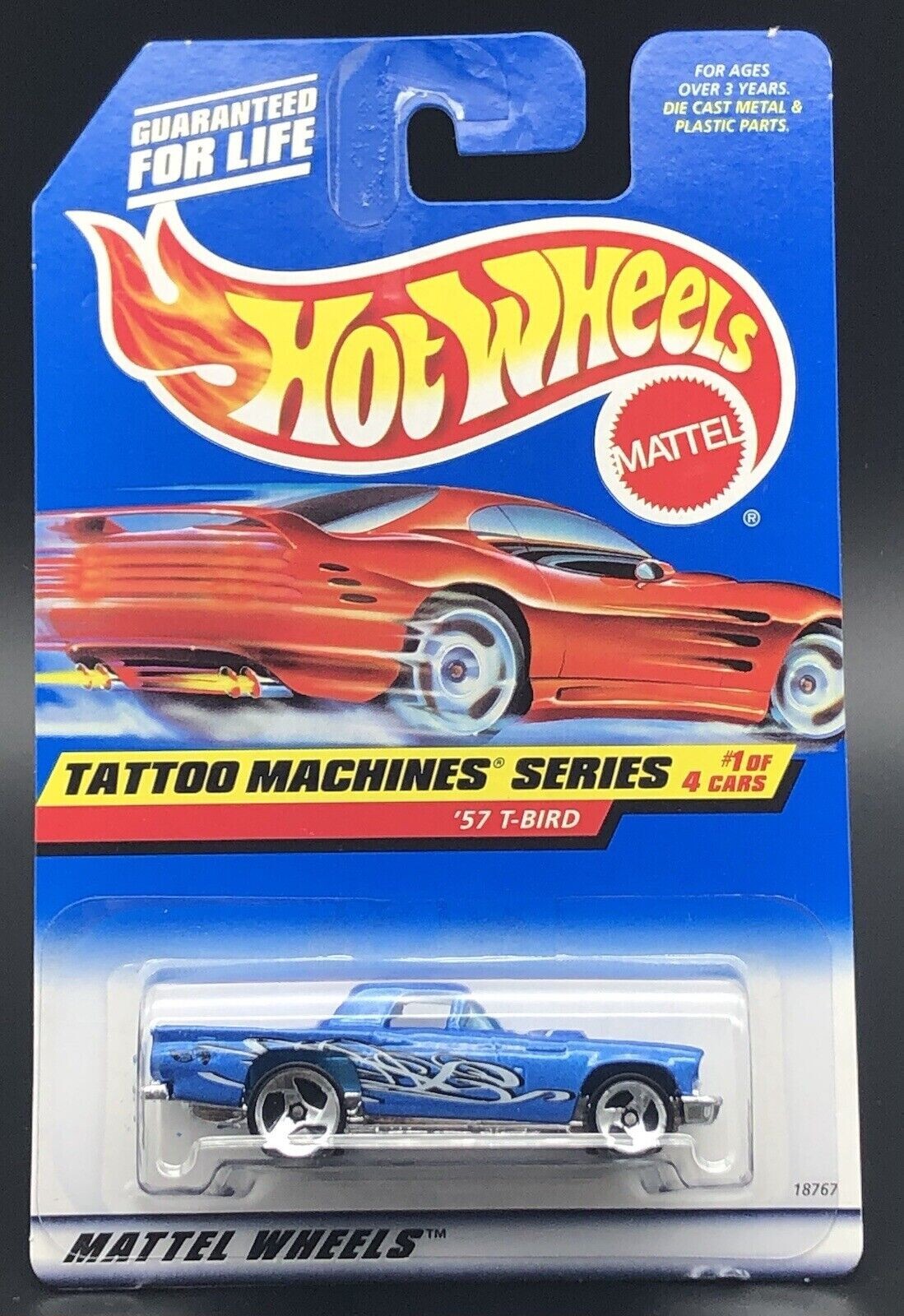 Hot Wheels TATTOO MACHINES Series 1998 4 Car Set eBay