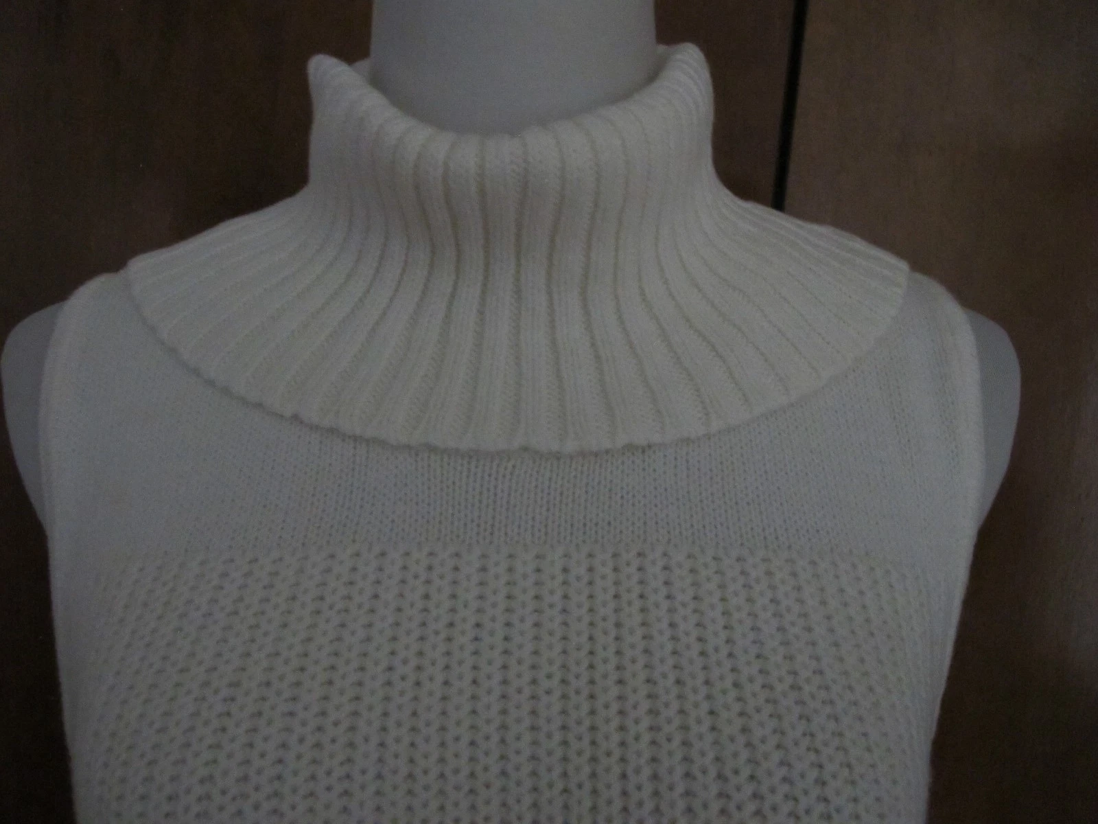 OFF WHITE Abito donna Anthropologie bianco sporco Large nuovo con etichetta