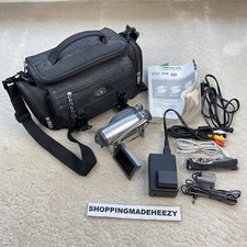 HITACHI DZ-GX5080A DVD VIDEO CAMERA RECORDER 30x Zoom Camcorder Cables Case