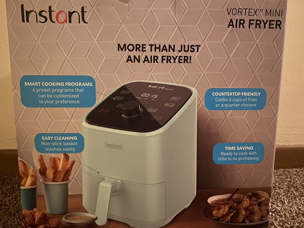 Instant Pot, 2-Quart Vortex Mini Air Fryer Oven, 4-In-1 Oil-Less Cooker