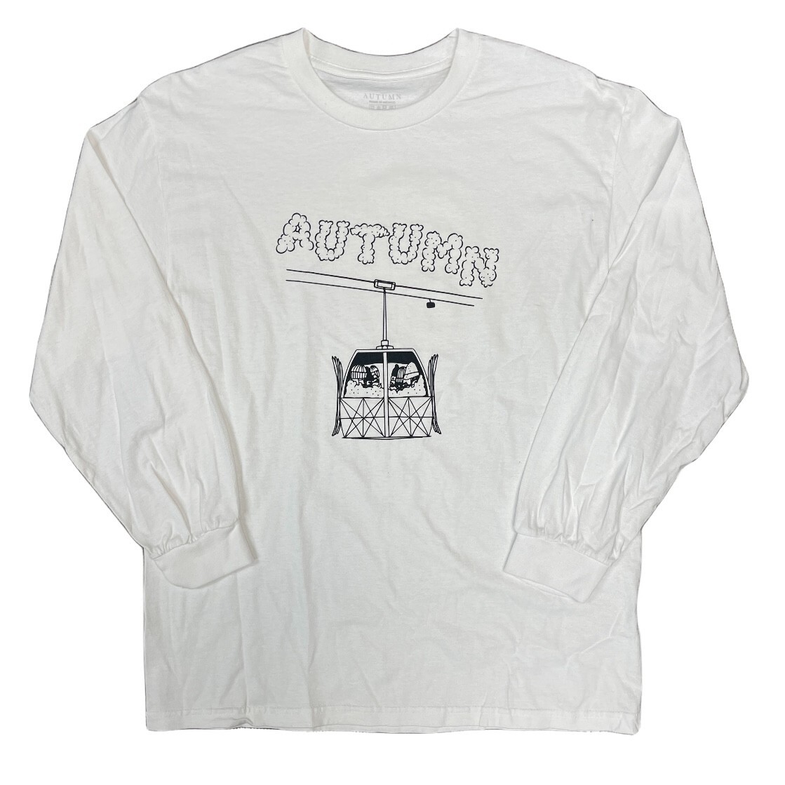 Совершенно новая осенняя футболка с длинным рукавом для проведения мероприятий по безопасности, белая, Размер L