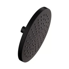 Signature Hardware 8" Modern Round Rainfall Shower Head 1.75 GPM Matte Black