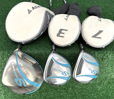 Women's Adams SPEEDLINE FAST 12 Driver, 3 & 7 Wood Set, Ladies Right Hand + HC