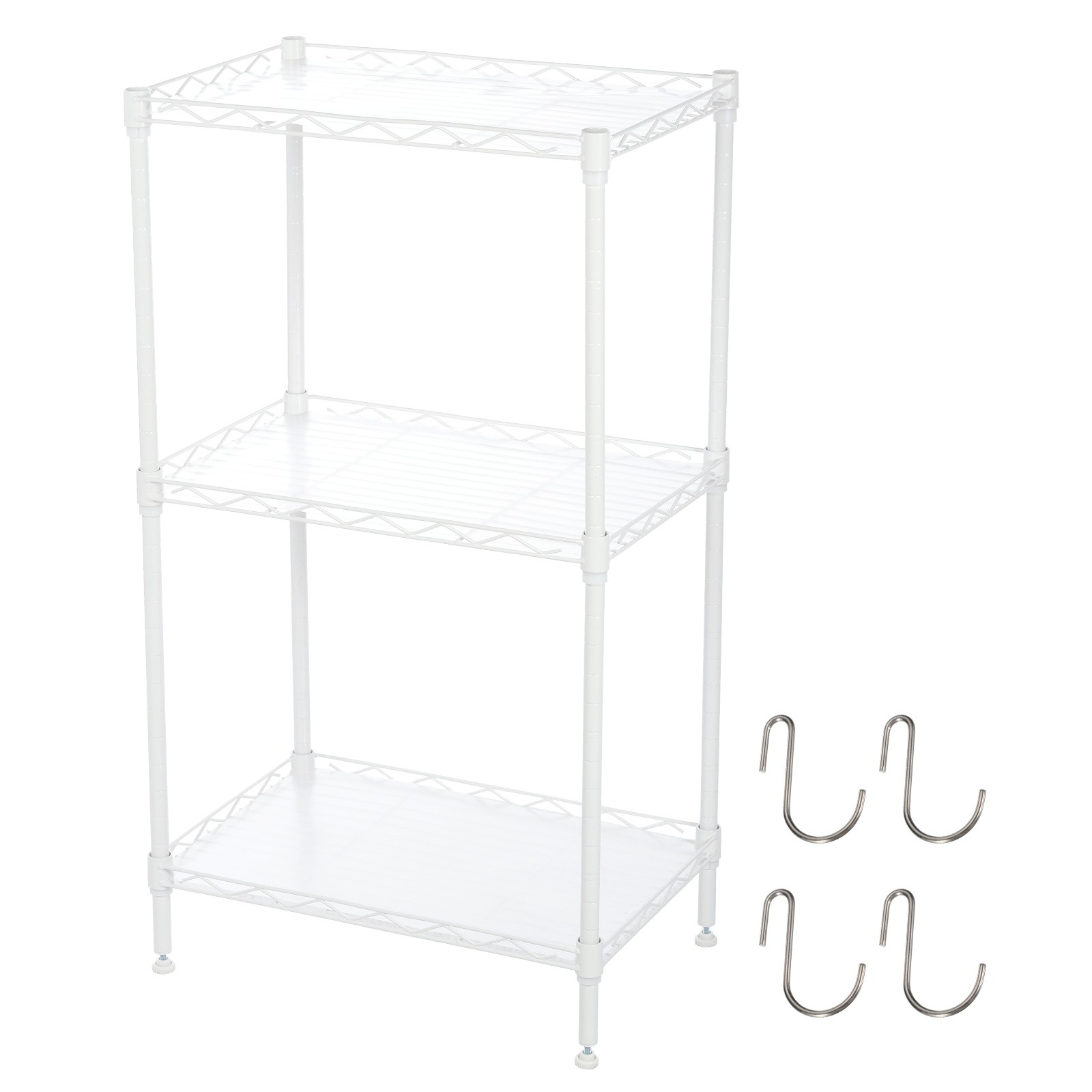 4 Tier Adjustable Storage Shelf 17.3