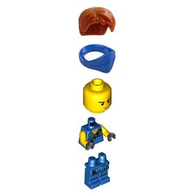 LEGO&reg; Ninjago Jay Sleeveless Minifigure Genuine Njo0137 70754 30292 851342 New