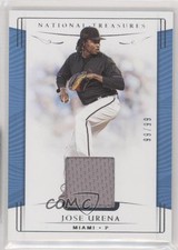 2019 Panini National Treasures 99/99 Jose Urena #83 5x8