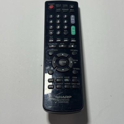 Sharp LCDTV/DVD GA480WJSB TV DVD Remote Control for LC-22DV27UT