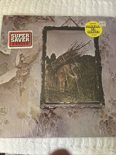 Led Zeppelin IV SD 19129 Monarch Pressing LP In Shrink w/ with Hype Sticker! EXC