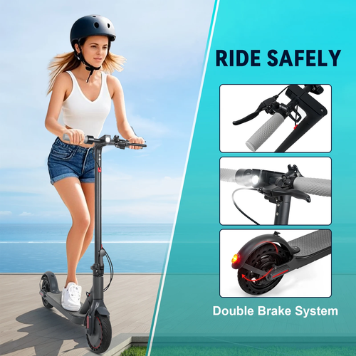 Trottinette Électrique JUICEASE TX01 350W 36V 7.8Ah 8.5'' IP65 Pliable APP - Foto 5 di 24