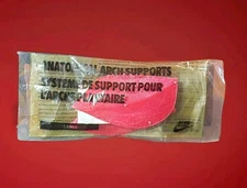 Vintage Nike Anatomical Red Arch Support Shoe Inserts Size Large New In Bag 
