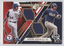 2009 SPx Flashback Fabrics Adrian Gonzalez #AG 0b0