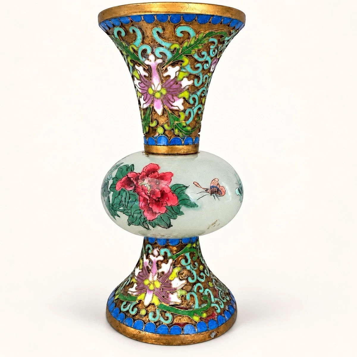 多色复古原始1900-1940 中国古董花瓶| eBay