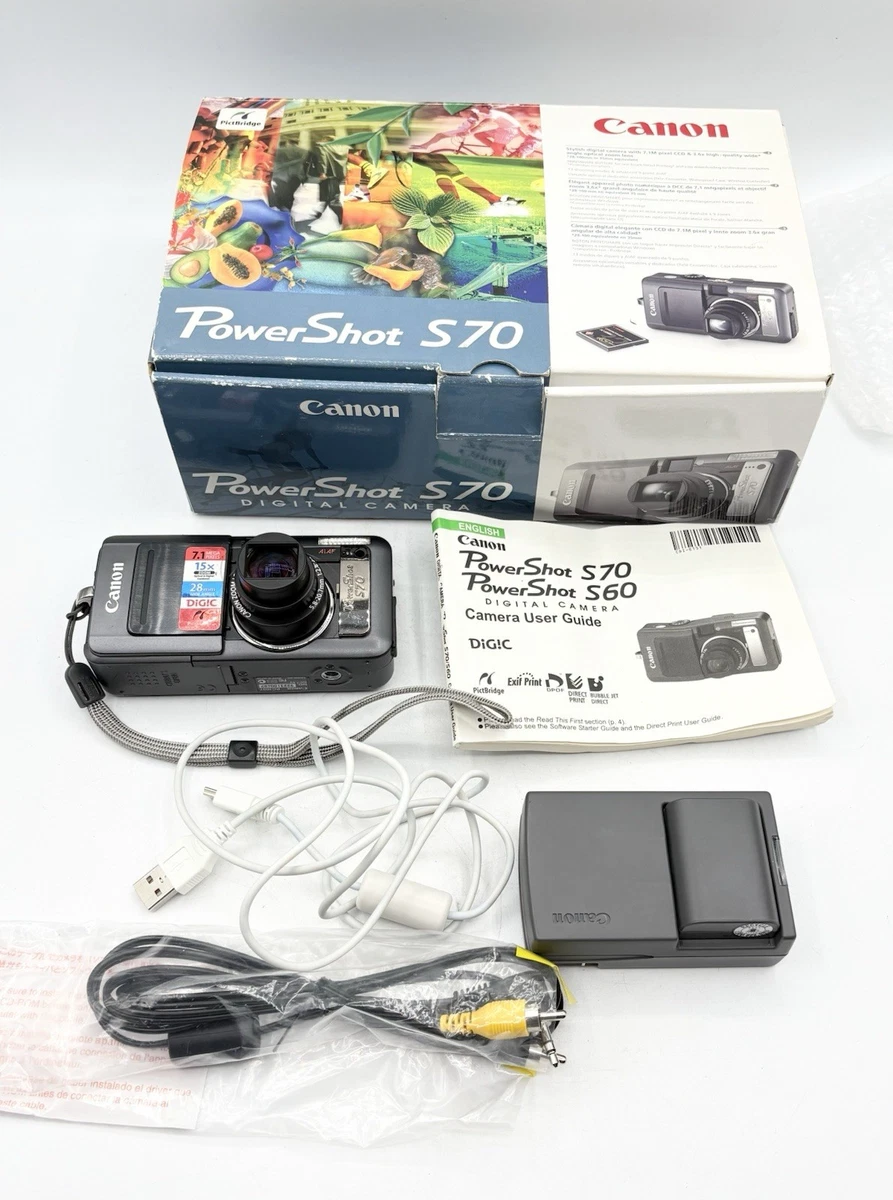 Canon PowerShot Digital Cameras PowerShot S70 for sale - eBay