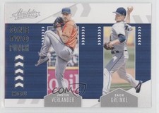 2020 Panini Absolute One Two Punch Justin Verlander Zack Greinke #OTP2 uq5