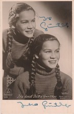 ISA und JUTTA GÜNTHER Original Autogramme si...