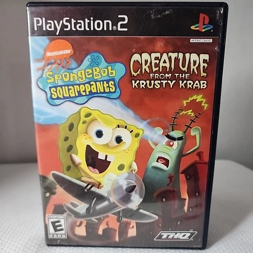 SpongeBob SquarePants: Creature From The Krusty Krab PlayStation 2,PS2 No Manual