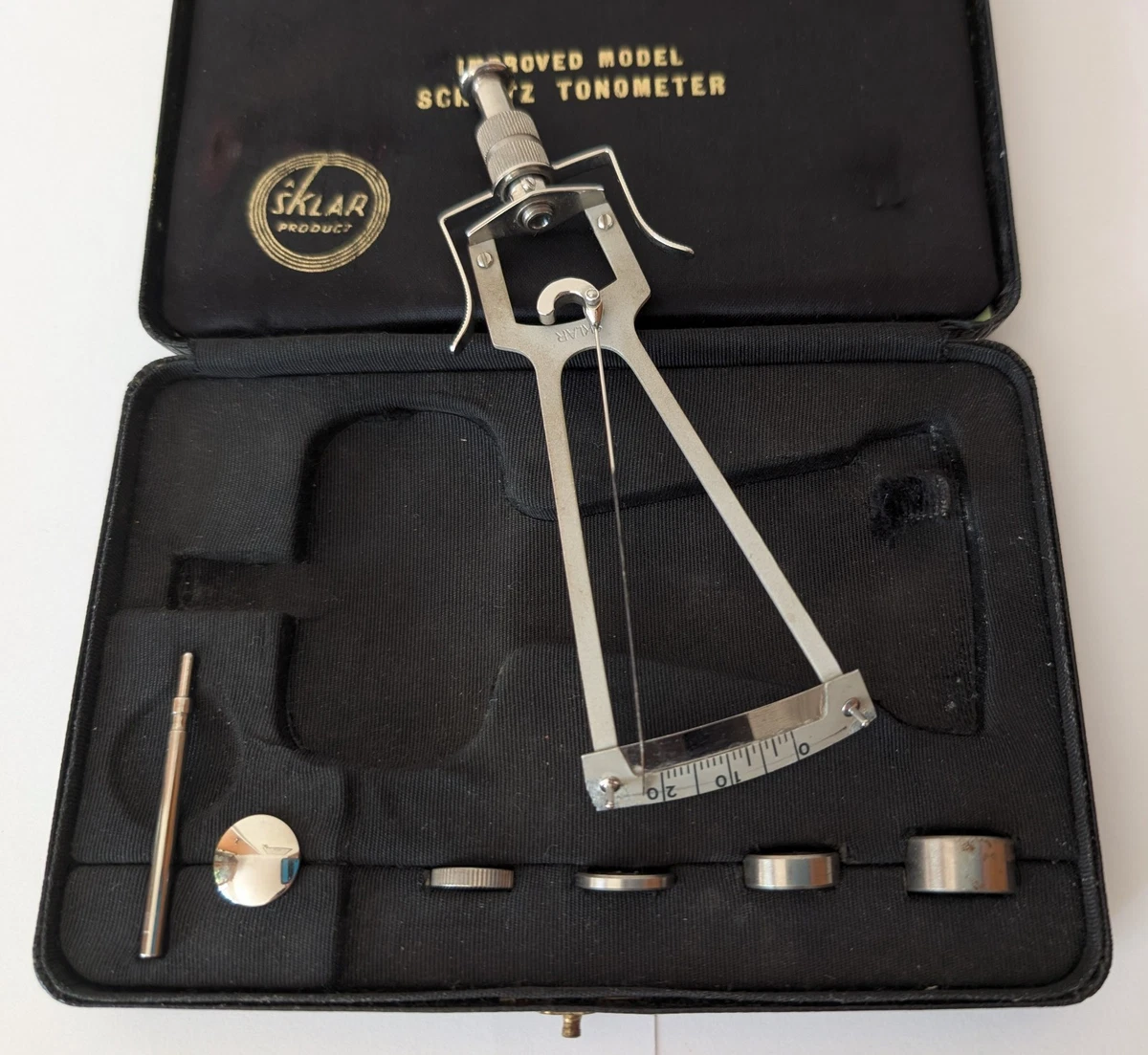 Schiotz Tonometer by Gulden Complete Kit with Case