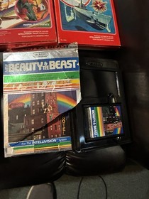 Mattel Intellivision II Console + 14 Games Tested Working See Pics
