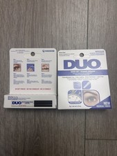 DUO Quick-Set Strong Hold Eyelash Lash Glue - White/Clear 2pk