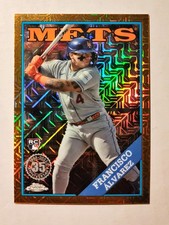 Francisco Alvarez 2023 Topps Chrome RC #60 Silver Pack GOLD REFRACTOR 08/50 D6