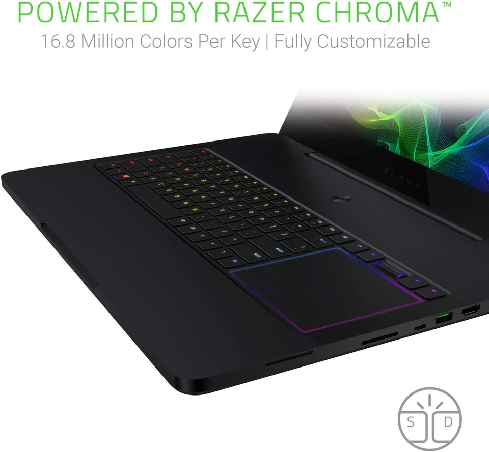 Razer Blade Pro Intel Core i7-7700HQ Nvidia GTX 1060 6GB 512GB SSD 16GB RAM 17,3 - Bild 2 von 4