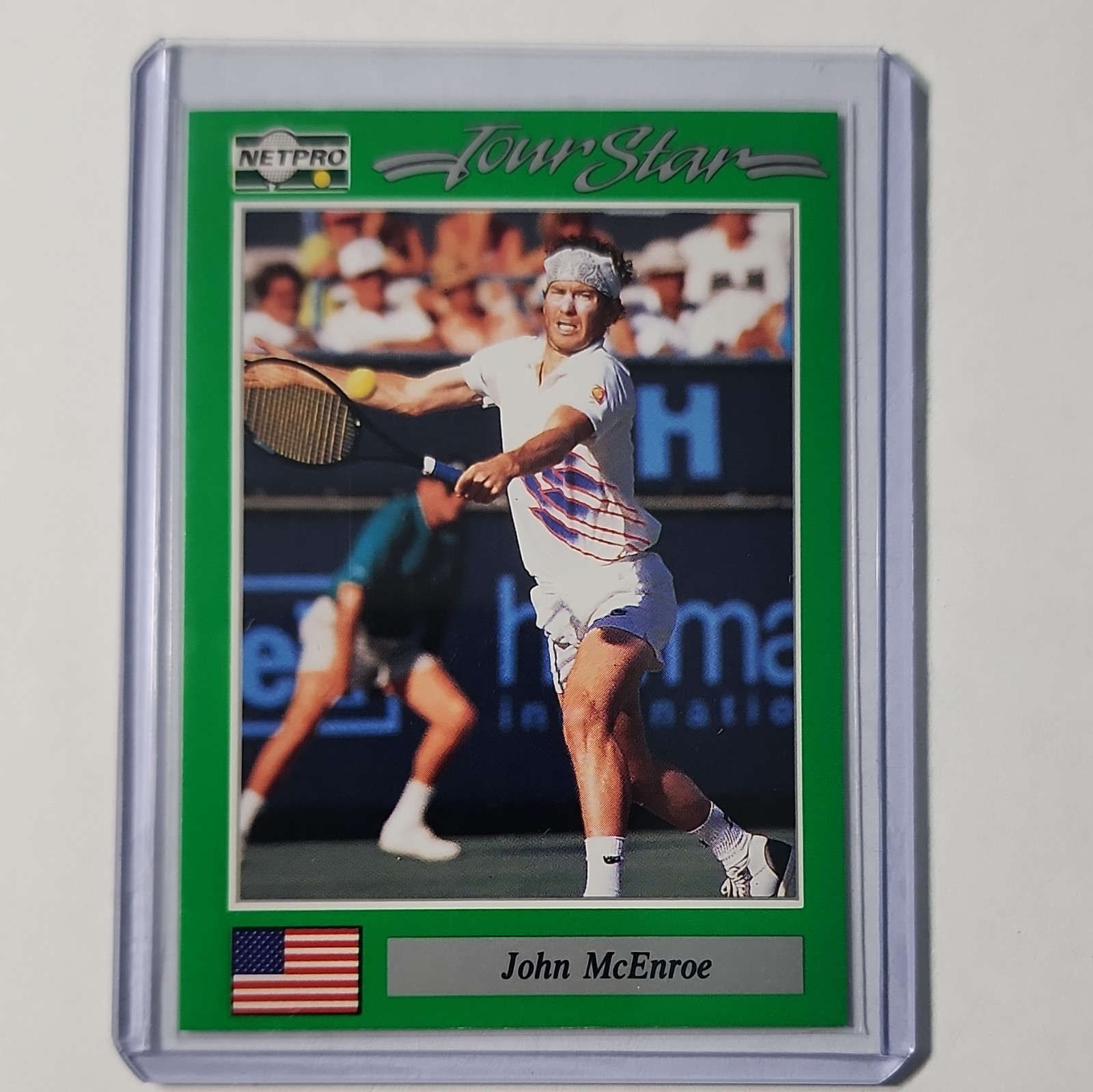 NetPro 1991 Tour Stars #9 John McEnroe Tennis Sports Trading Card