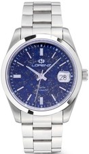 LORENZ Genf King Gemstone Lapislazuli 39 MM - 030235LL Herrenuhr Automatik