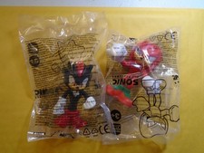 BURGER KING TOYS, SONIC FIGURE BLACK RED SONIC FIGURES FREE SHIP